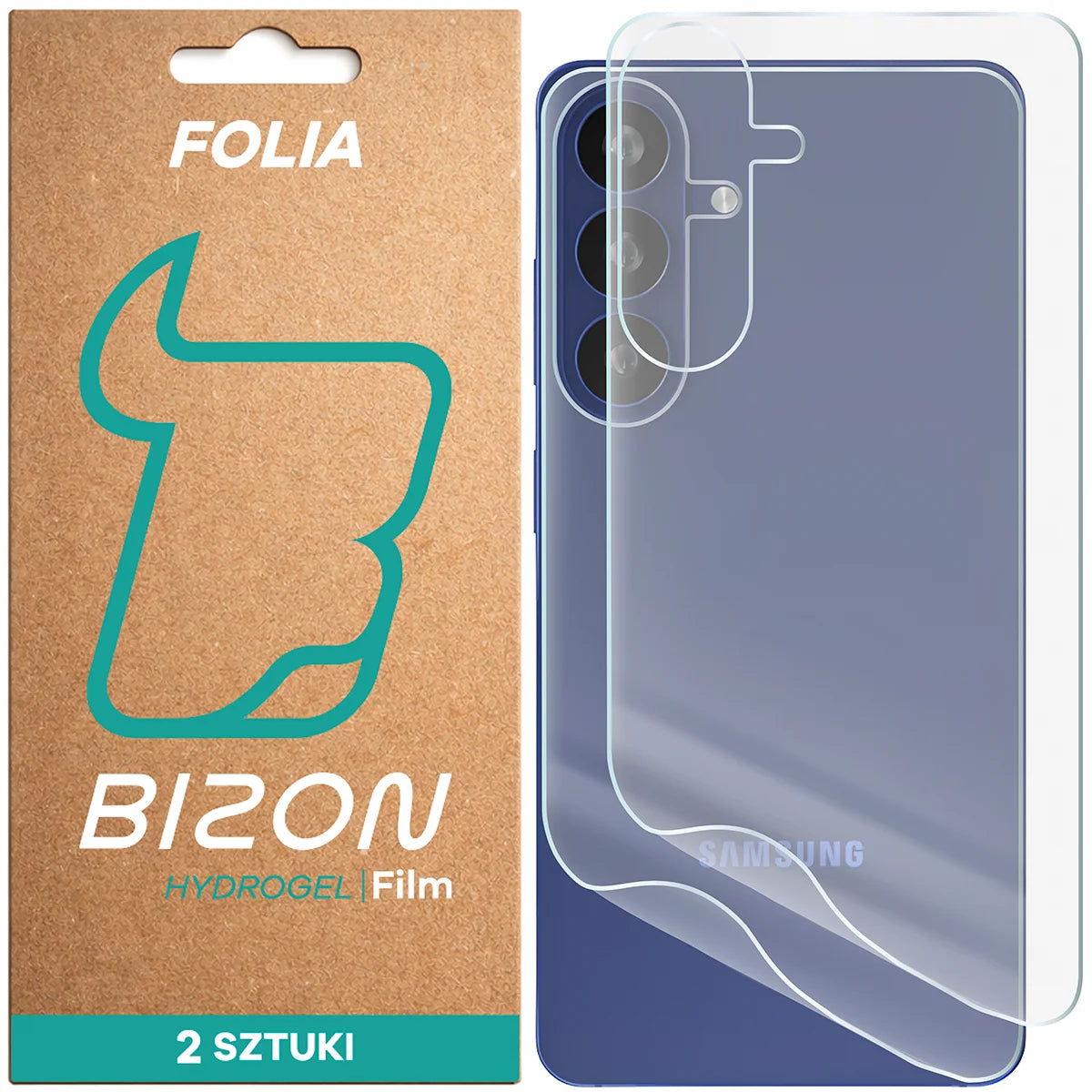 Hydrogel Folie für die Rückseite für Galaxy S26 Plus, Bizon Film Hydrogel Back Duo, 2 Stück