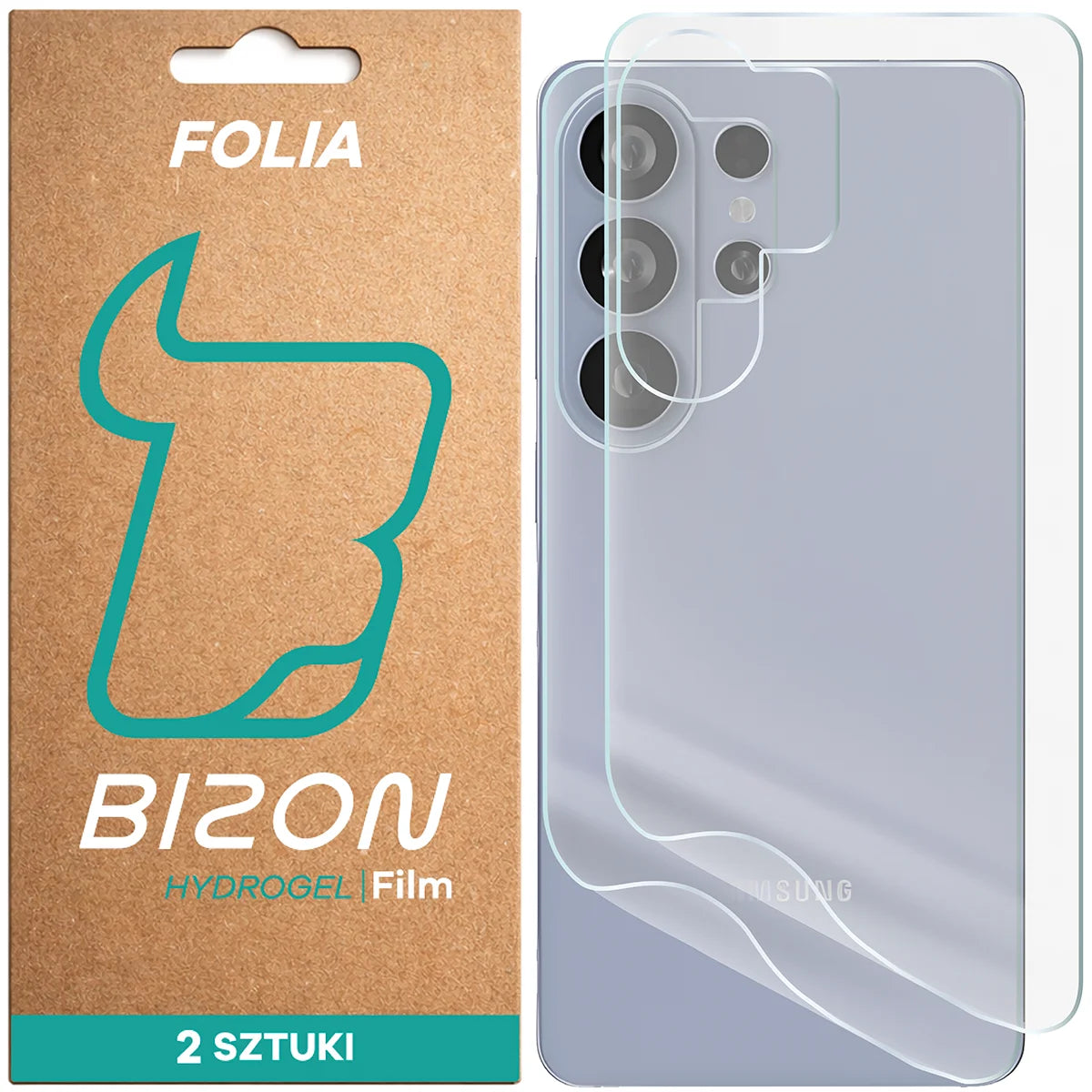 Hydrogel Folie für die Rückseite für Galaxy S26 Ultra, Bizon Film Hydrogel Back Duo, 2 Stück