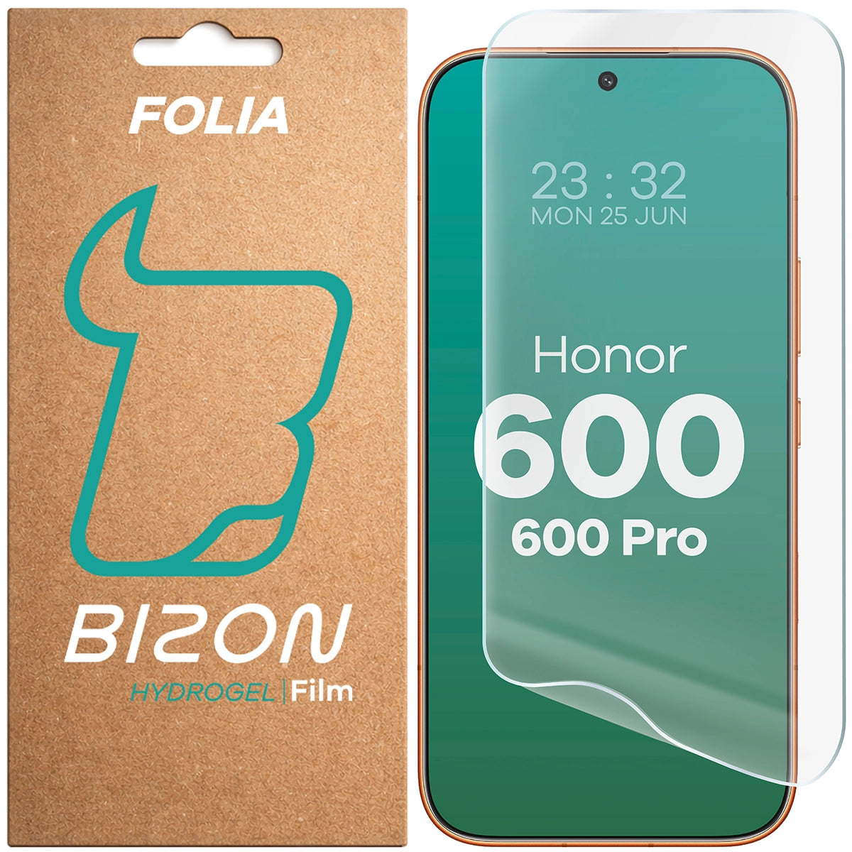 Hydrogel Folie für den Bildschirm für Honor 600 5G / 600 Pro 5G, Bizon Film Hydrogel Front, 1 Stück