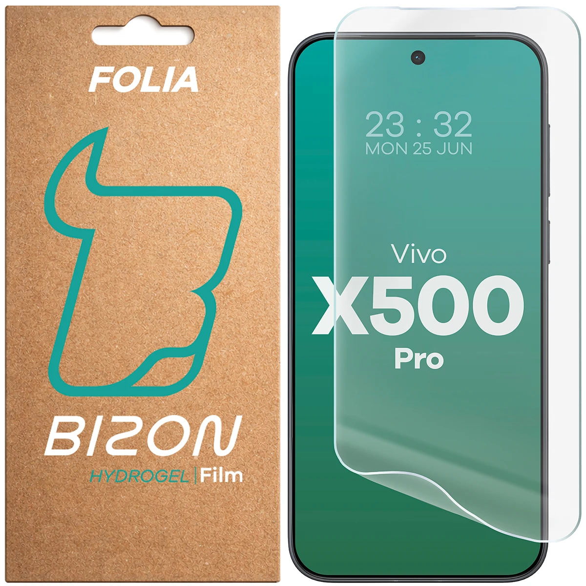 Hydrogel Folie für den Bildschirm für Vivo X500 Pro, Bizon Film Hydrogel Front, 1 Stück (1/5)