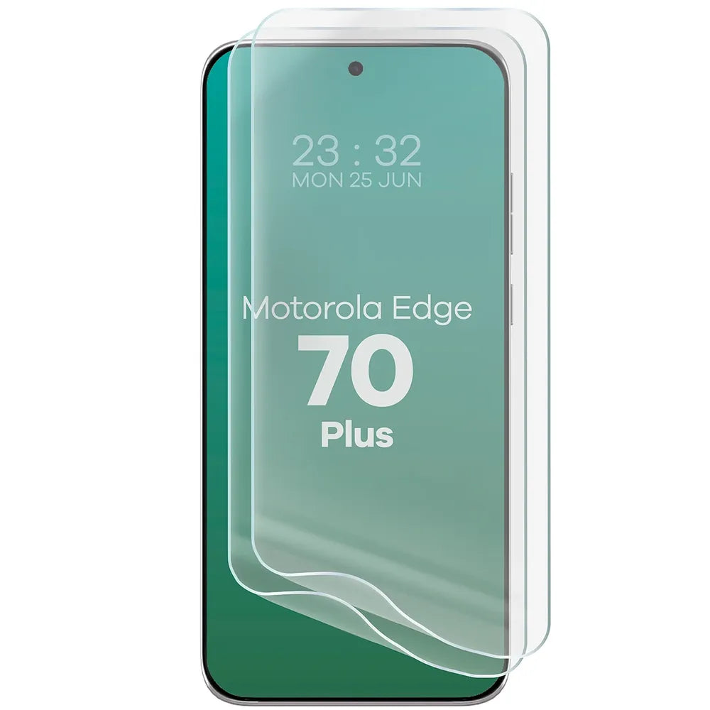 Hydrogel Folie für den Bildschirm für Motorola Edge 70 Plus, Bizon Film Hydrogel Front Duo, 2 Stück (5/5)