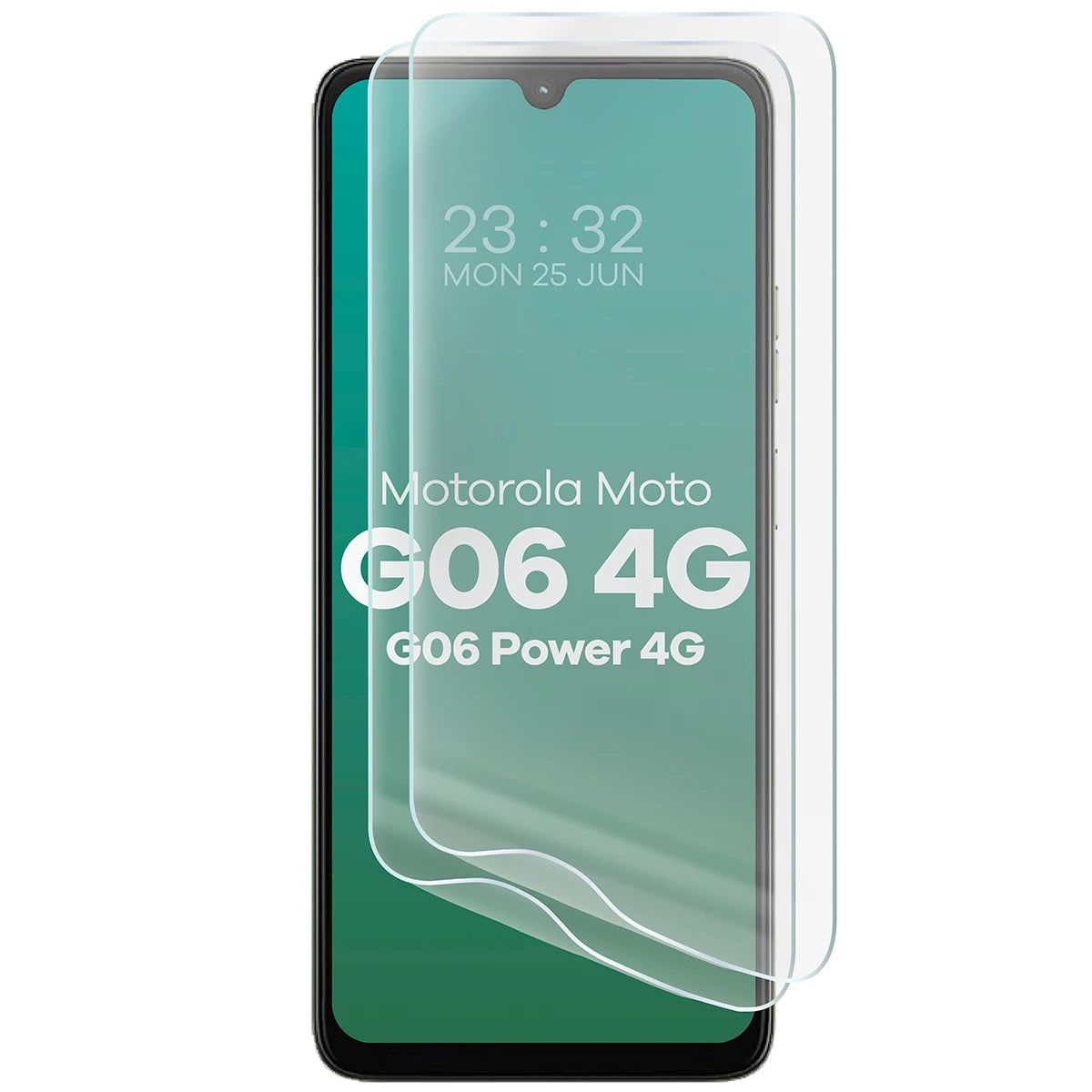 Hydrogel Folie für den Bildschirm für Motorola Moto G06 4G / G06 Power 4G, Bizon Film Hydrogel Front Duo, 2 Stück (5/5)