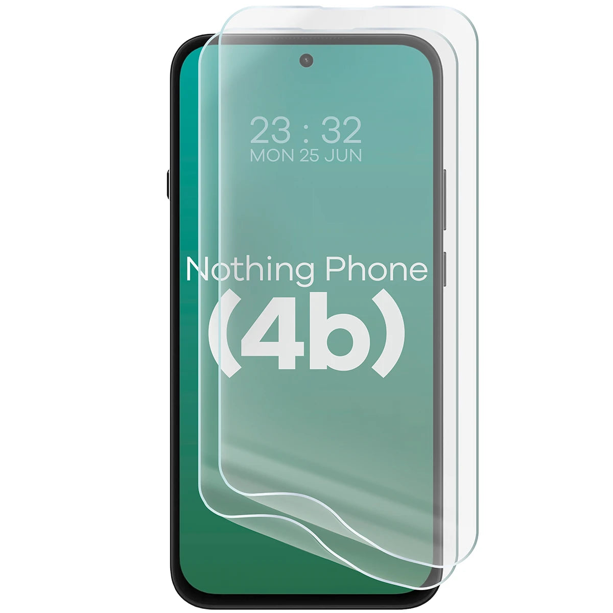 Hydrogel Folie für den Bildschirm für Nothing Phone (4b), Bizon Film Hydrogel Front Duo, 2 Stück (5/5)
