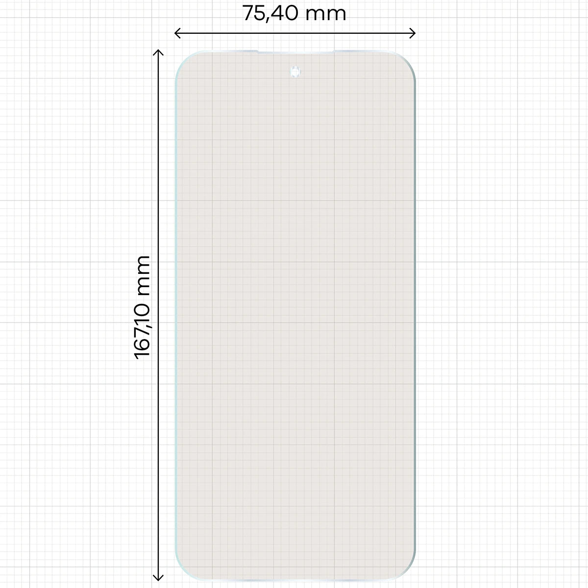 Matte Folie für Xiaomi Redmi 17 4G, Bizon Film Matte, 1 Stück (2/5)