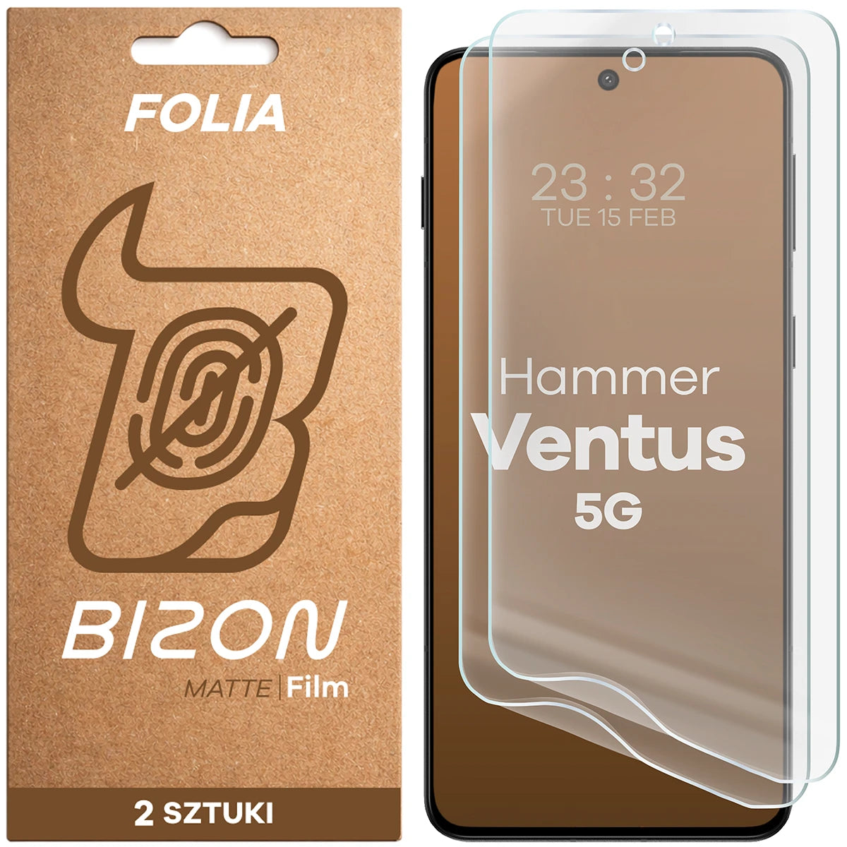 Matte Folie für Hammer Ventus 5G, Bizon Film Matte Duo, 2 Stück (1/5)