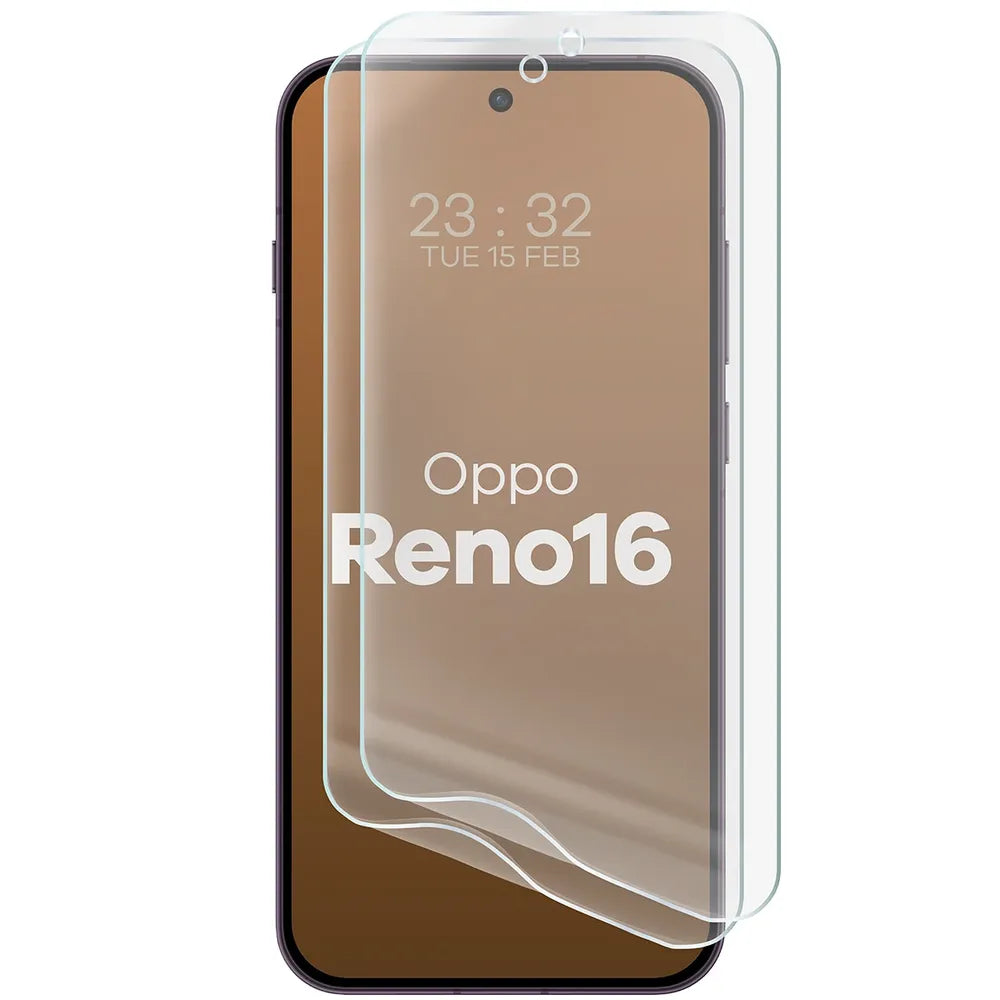 Matte Folie für OPPO Reno16, Bizon Film Matte Duo, 2 Stück (5/5)