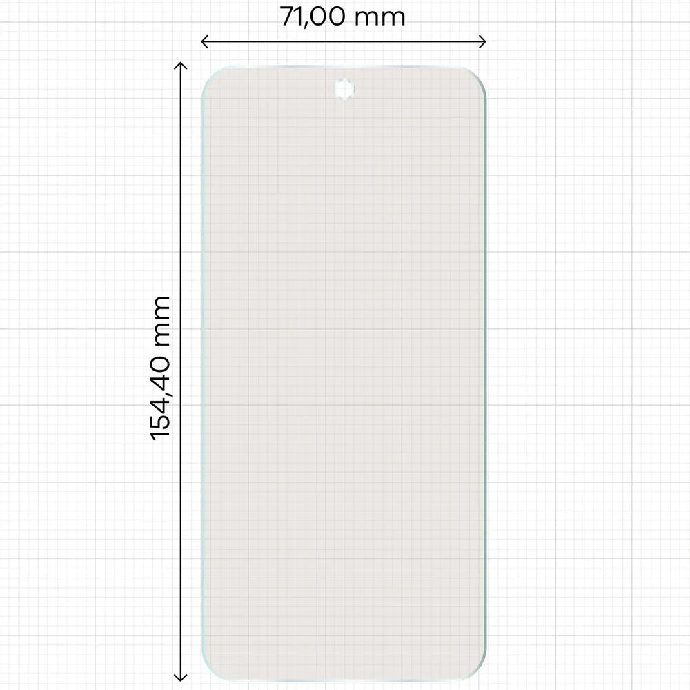 Matte Folie für Oppo Reno16 F / Reno16 FS, Bizon Film Matte Duo, 2 Stück (2/5)