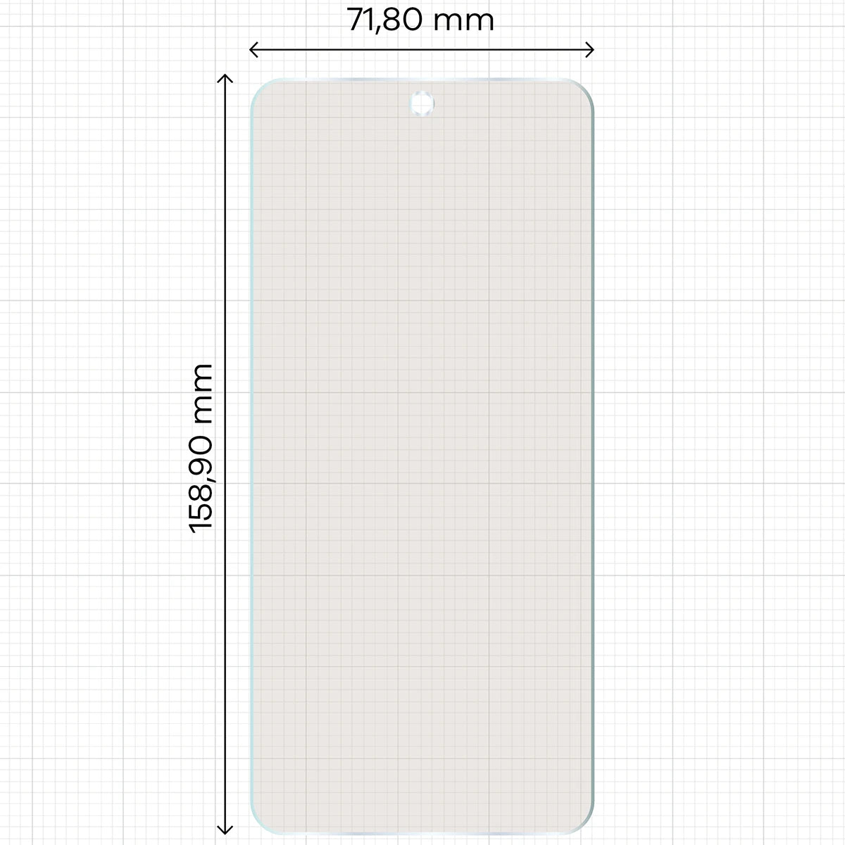 Matte Folie für Vivo V70 Lite 5G, Bizon Film Matte Duo, 2 Stück (2/5)