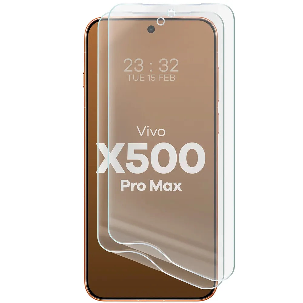 Matte Folie für Vivo X500 Pro Max, Bizon Film Matte Duo, 2 Stück (5/5)
