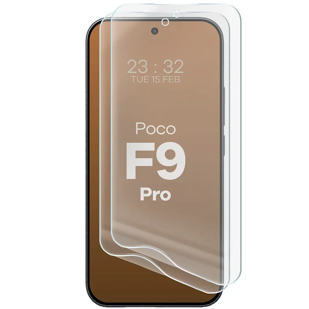 Matte Folie für Xiaomi POCO F9 Pro, Bizon Film Matte Duo, 2 Stück (5/5)