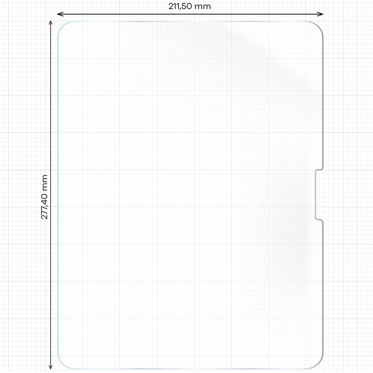 Papierimitationsfolie für iPad Pro 13" 2025 / 2024, Bizon Film Tab Papirus Duo, 2 Stück