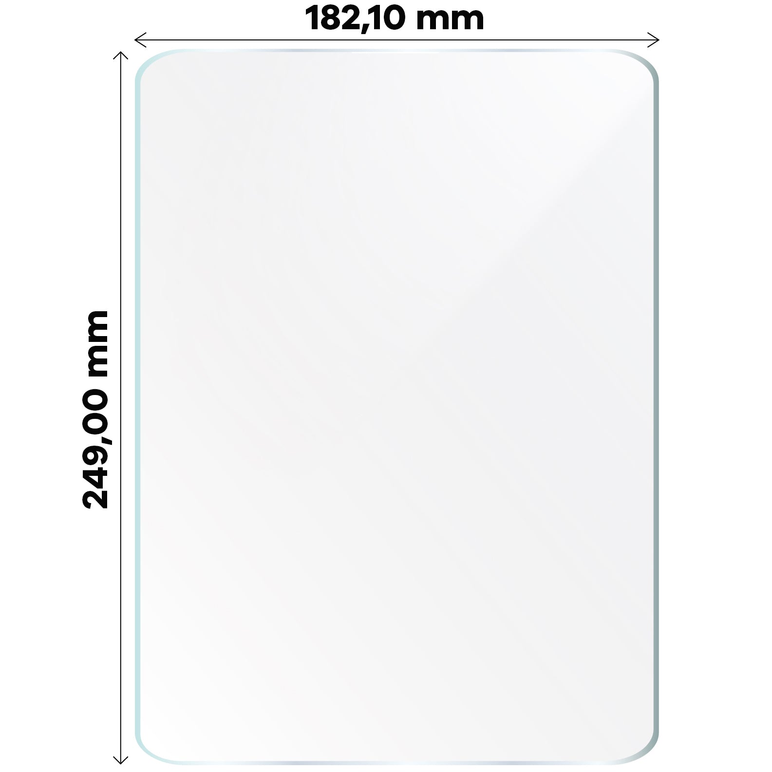 Papierimitationsfolie für OPPO Pad Neo, Bizon Film Tab Papirus Duo, 2 Stück