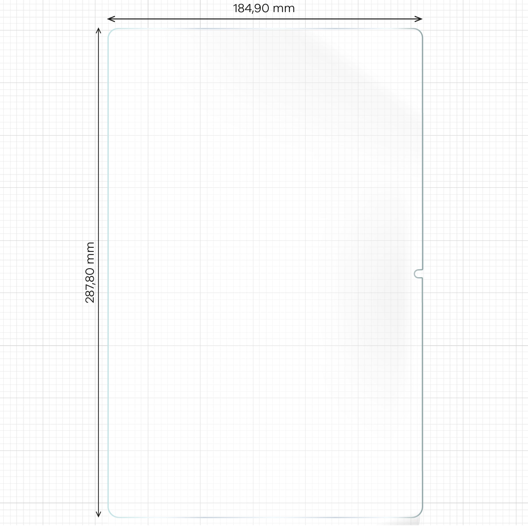 Papierimitationsfolie für Lenovo Tab P12 12.7 TB 370, Bizon Film Tab Papirus Duo, 2 Stück