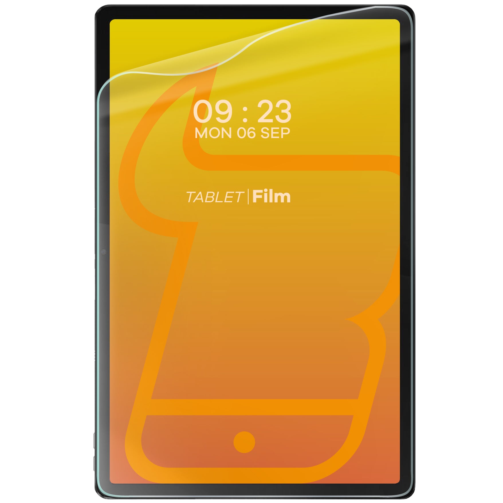 Papierimitationsfolie für Lenovo Tab P12 12.7 TB 370, Bizon Film Tab Papirus Duo, 2 Stück