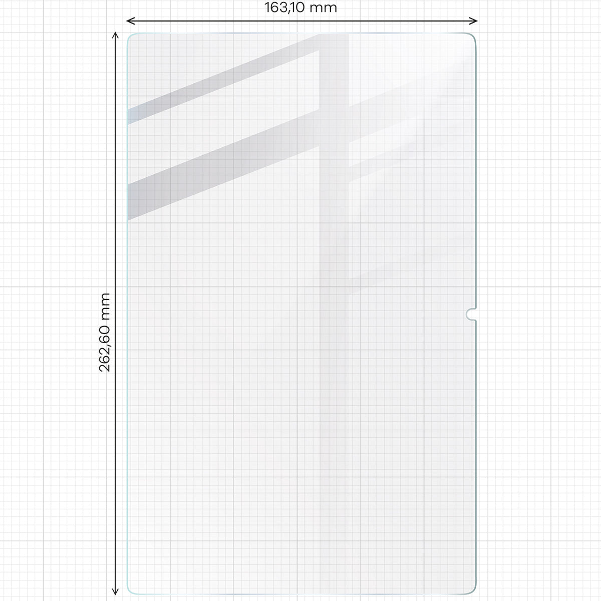 Papierimitationsfolie für Realme Pad 2 11.5, Bizon Film Tab Papirus Duo, 2 Stück