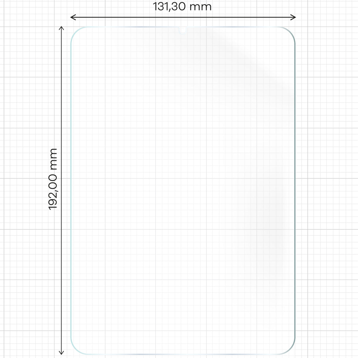 Papierimitationsfolie für iPad Mini 7 gen. 2024 / iPad Mini 6 gen. 2021, Bizon Film Tab Papirus Duo, 2 Stück