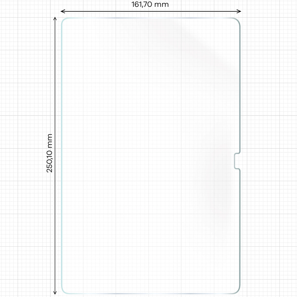 Papierimitationsfolie für Galaxy Tab S10 Lite / S10 FE / S9 FE / S9, Bizon Film Tab Papirus Duo, 2 Stück