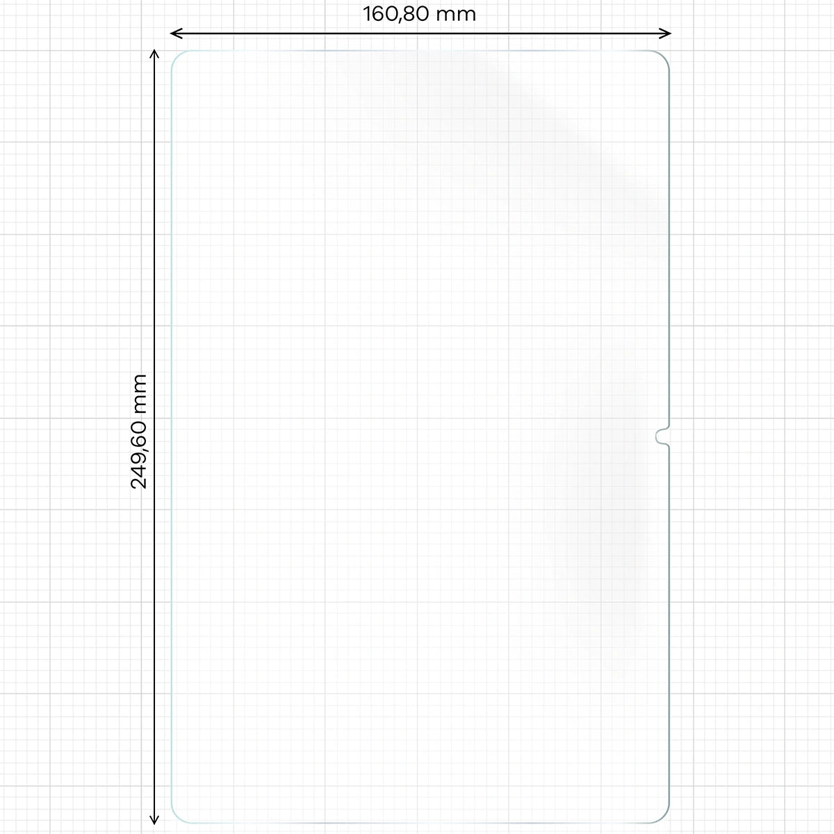 Papierimitationsfolie für Xiaomi Redmi Pad 2, Bizon Film Tab Papirus Duo, 2 Stück