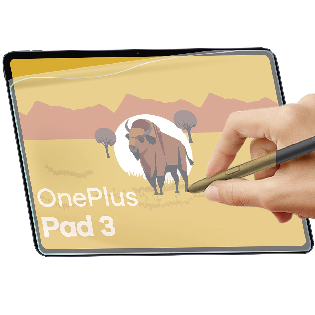 Papierimitationsfolie für OnePlus Pad 3 / 2 Pro / OPPO Pad 4 Pro Bizon Film Tab Papirus Duo, 2 Stück