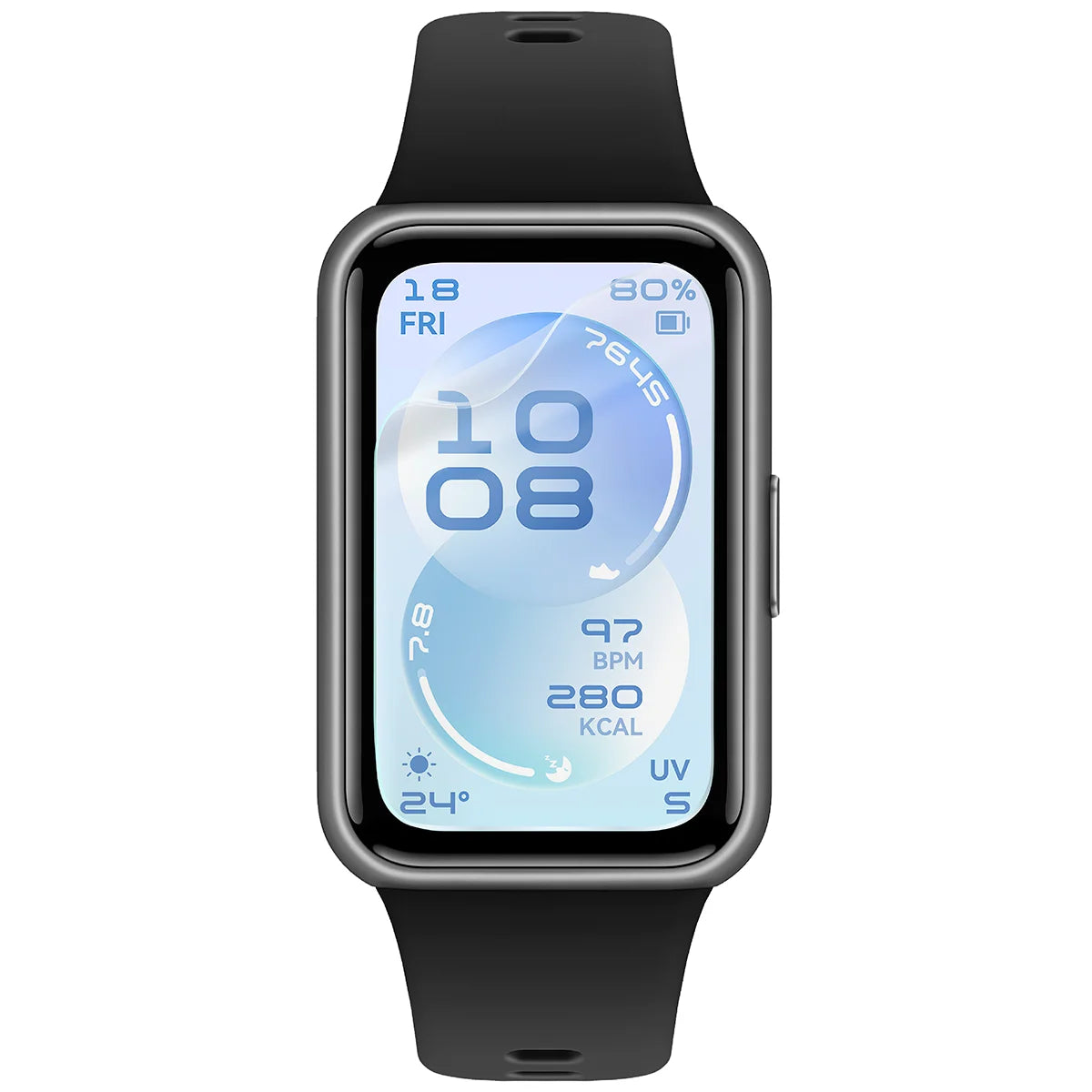 Hydrogel Folie für den Bildschirm für Huawei Band 11 / 11 Pro, Bizon Watch Film Hydrogel Duo, 2 Stück