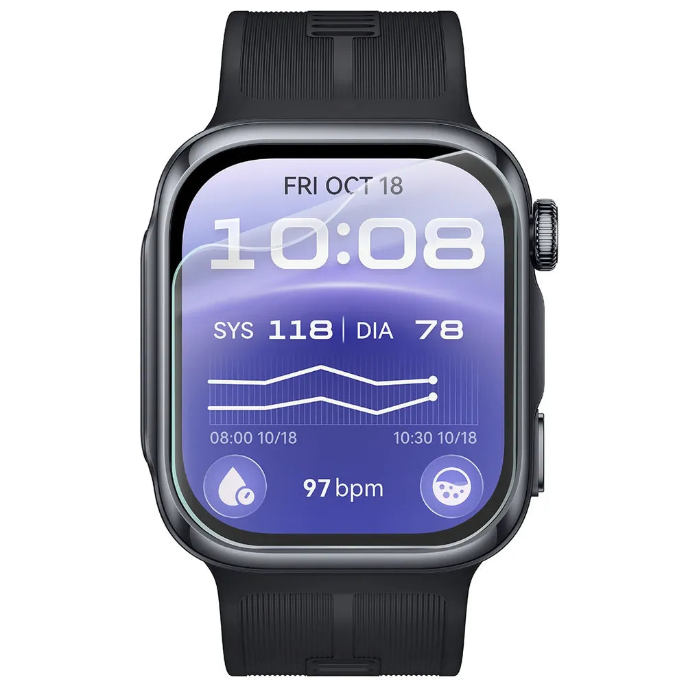 Hydrogel Folie für den Bildschirm für Huawei Watch D3, Bizon Watch Film Hydrogel Duo, 2 Stück (2/5)
