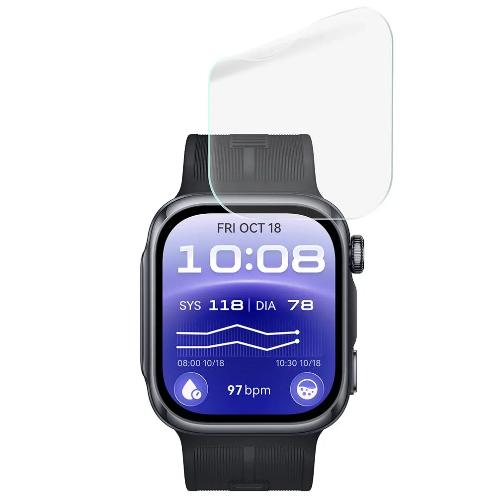 Hydrogel Folie für den Bildschirm für Huawei Watch D3, Bizon Watch Film Hydrogel Duo, 2 Stück (5/5)