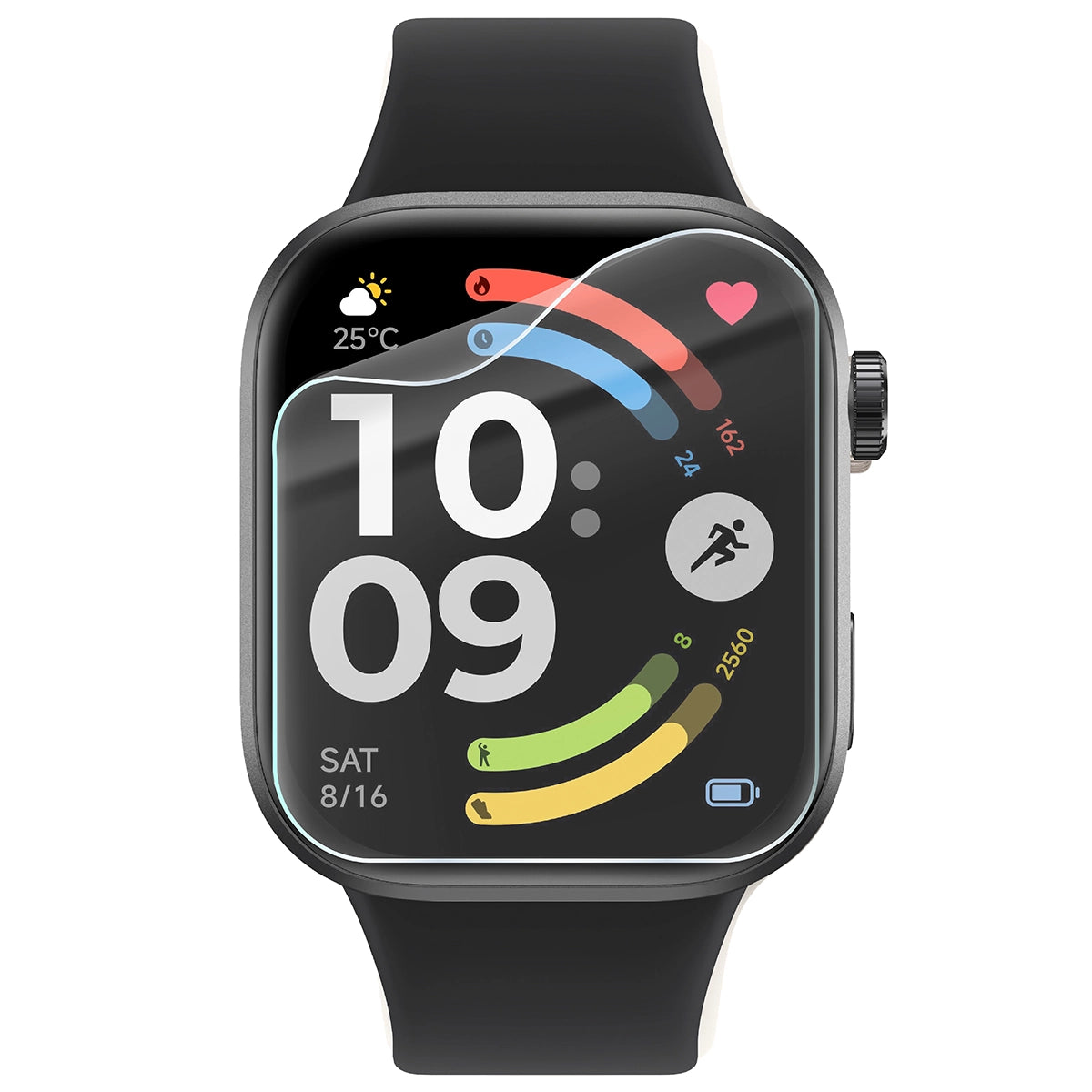 Hydrogel Folie für den Bildschirm für Xiaomi Redmi Watch 6, Bizon Watch Film Hydrogel Duo, 2 Stück