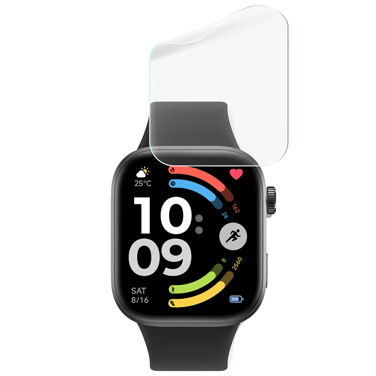 Hydrogel Folie für den Bildschirm für Xiaomi Redmi Watch 6, Bizon Watch Film Hydrogel Duo, 2 Stück