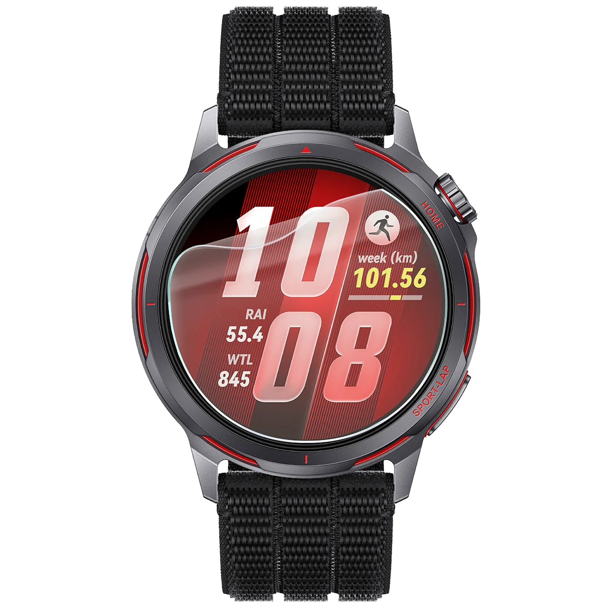 Matte Folie für Huawei Watch GT Runner 2, Bizon Watch Film Matte Duo, 2 Stück