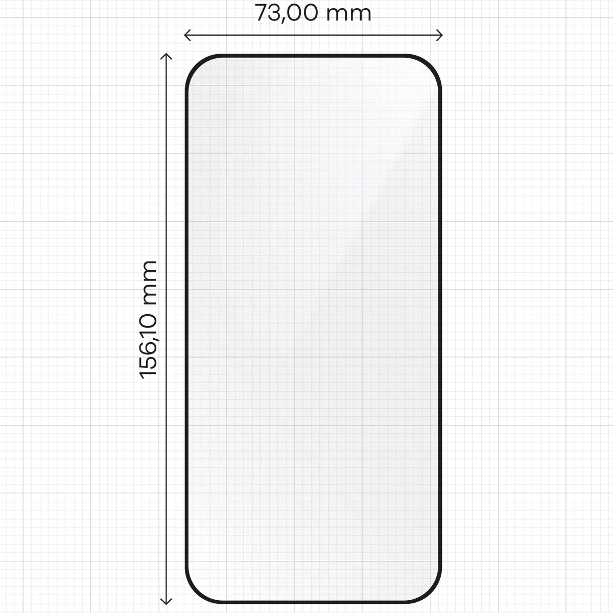 Gehärtetes Glas mit Rahmen zum einfachen Auftragen für iPhone 15 Pro Max, Bizon Glass Aplikator, 2 Stück