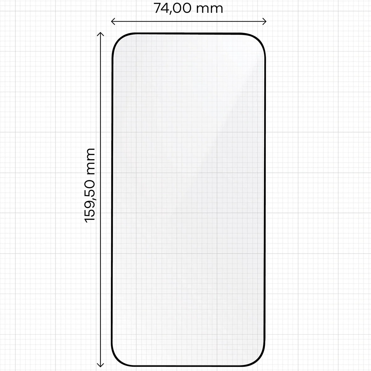 Gehärtetes Glas mit Rahmen zum einfachen Auftragen für iPhone 17 Pro Max, Bizon Glass Aplikator, 2 Stück