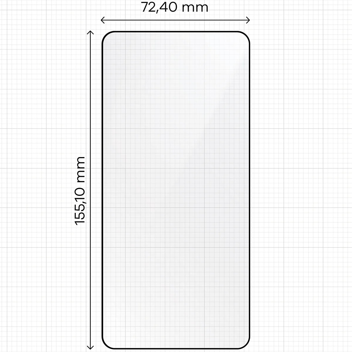 Gehärtetes Glas mit Rahmen zum einfachen Auftragen für Galaxy S26 Plus, Bizon Glass Aplikator, 2 Stück