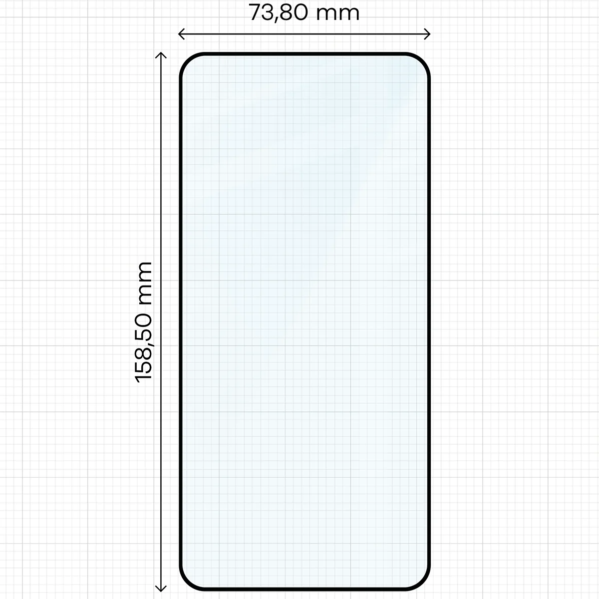 Gehärtetes Glas mit Applikationsrahme für Galaxy A27 5G, Bizon Glass Aplikator Edge, 1 Set