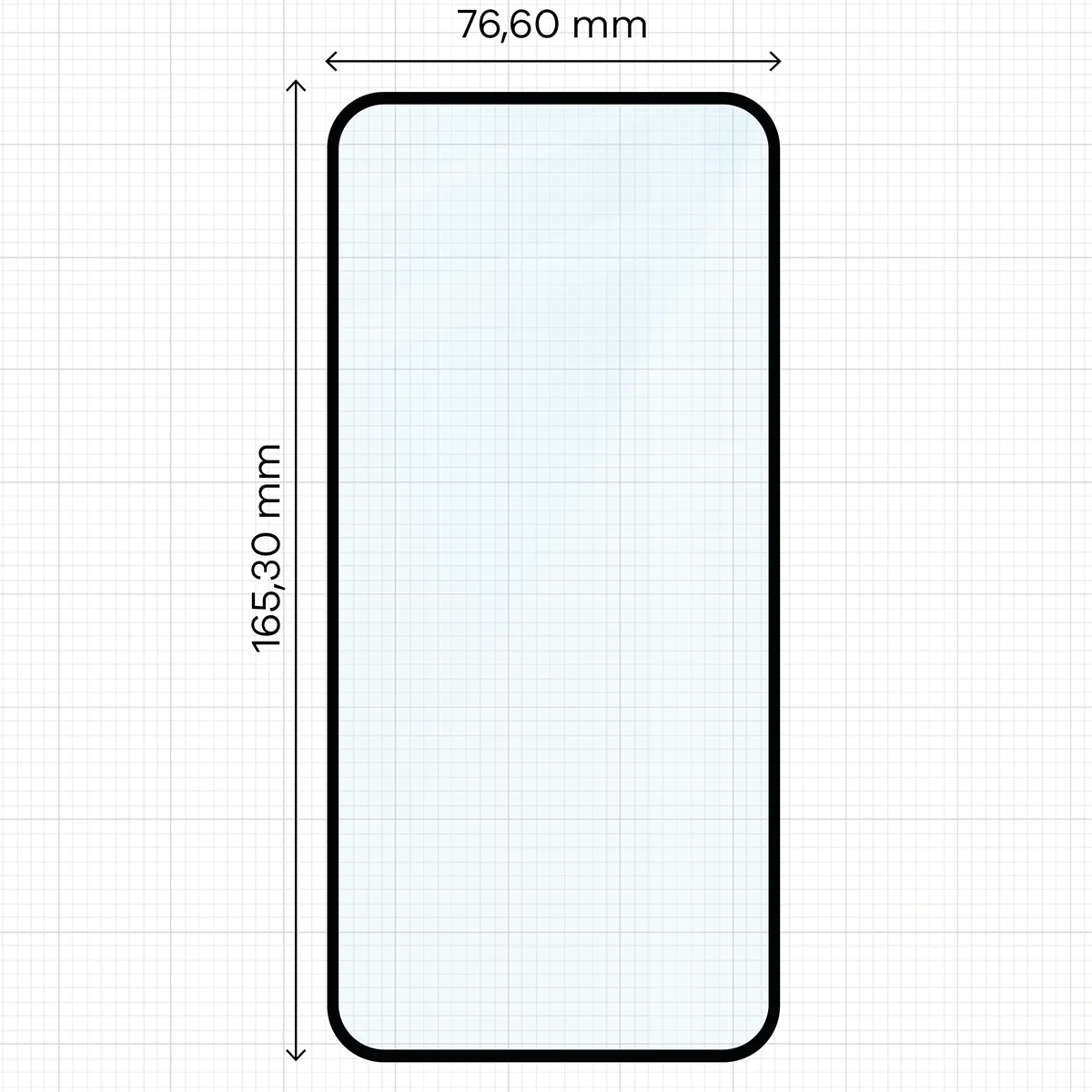 Gehärtetes Glas mit Applikationsrahme für Xiaomi Redmi 15 4G / 5G, Bizon Glass Aplikator Edge, 1 Set