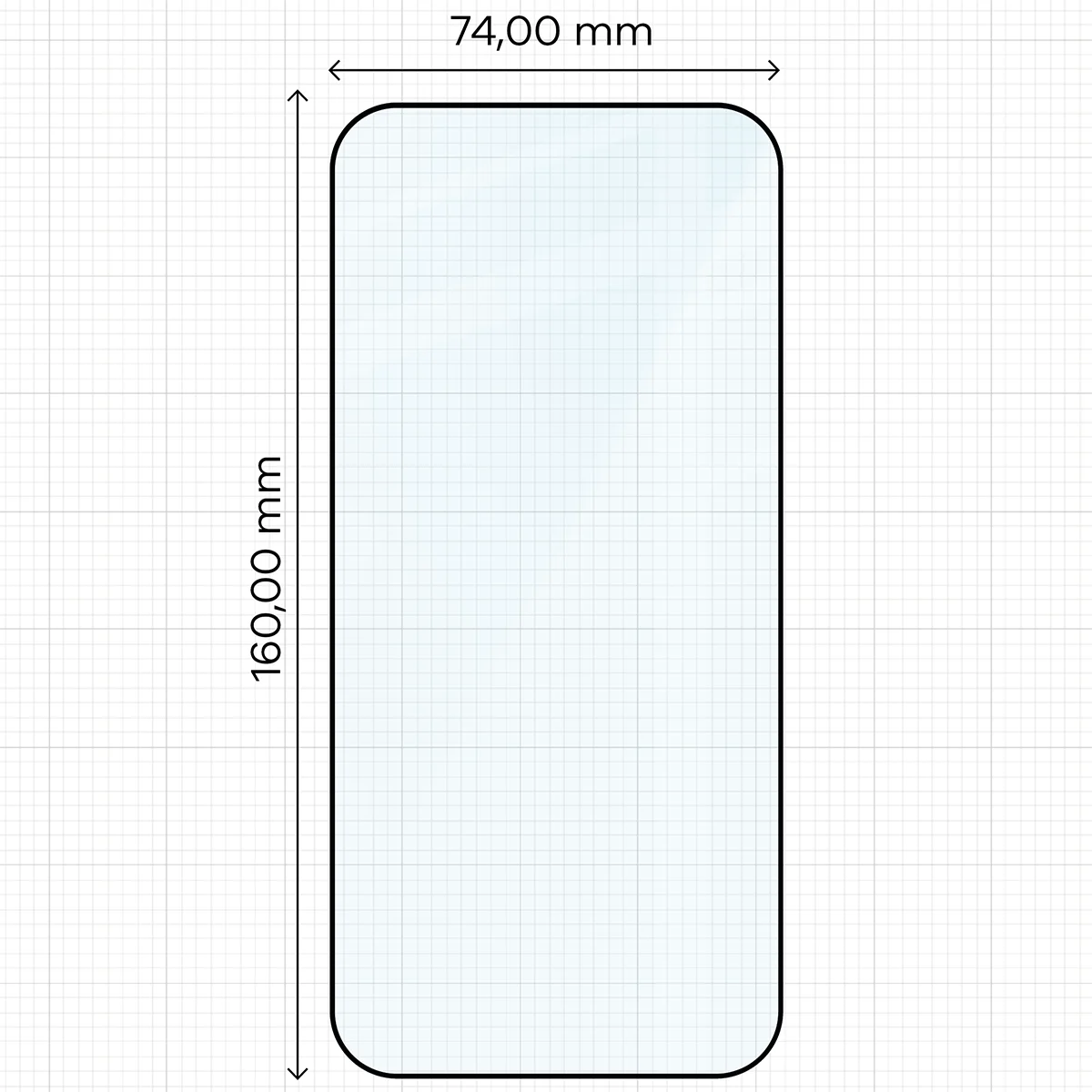Gehärtetes Glas mit Applikationsrahme für iPhone 18 Pro Max / 17 Pro Max, Bizon Glass Aplikator Edge, 1 Set