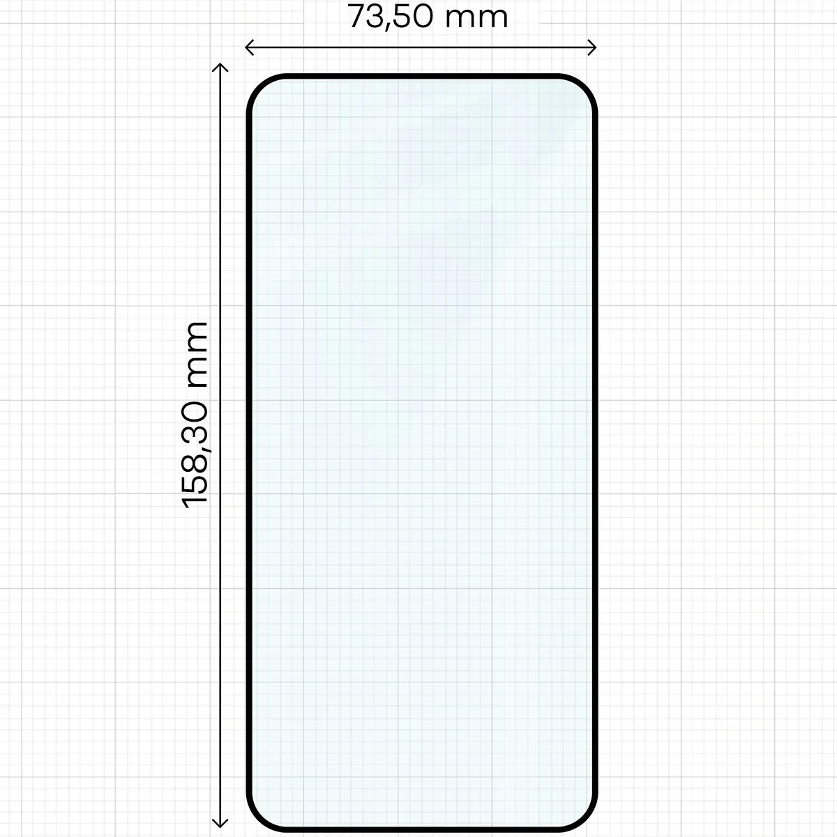 Gehärtetes Glas mit Applikationsrahme für Galaxy A56 5G / A37 5G, Bizon Glass Aplikator Edge, 1 Set