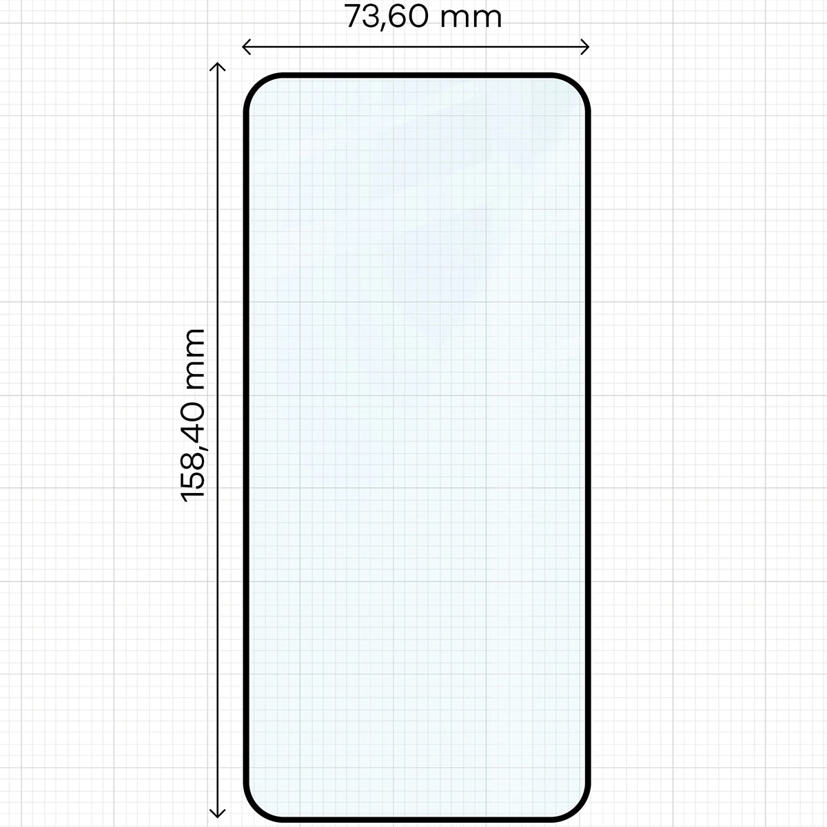 Gehärtetes Glas mit Applikationsrahme für Galaxy S25 FE, Bizon Glass Aplikator Edge, 1 Set