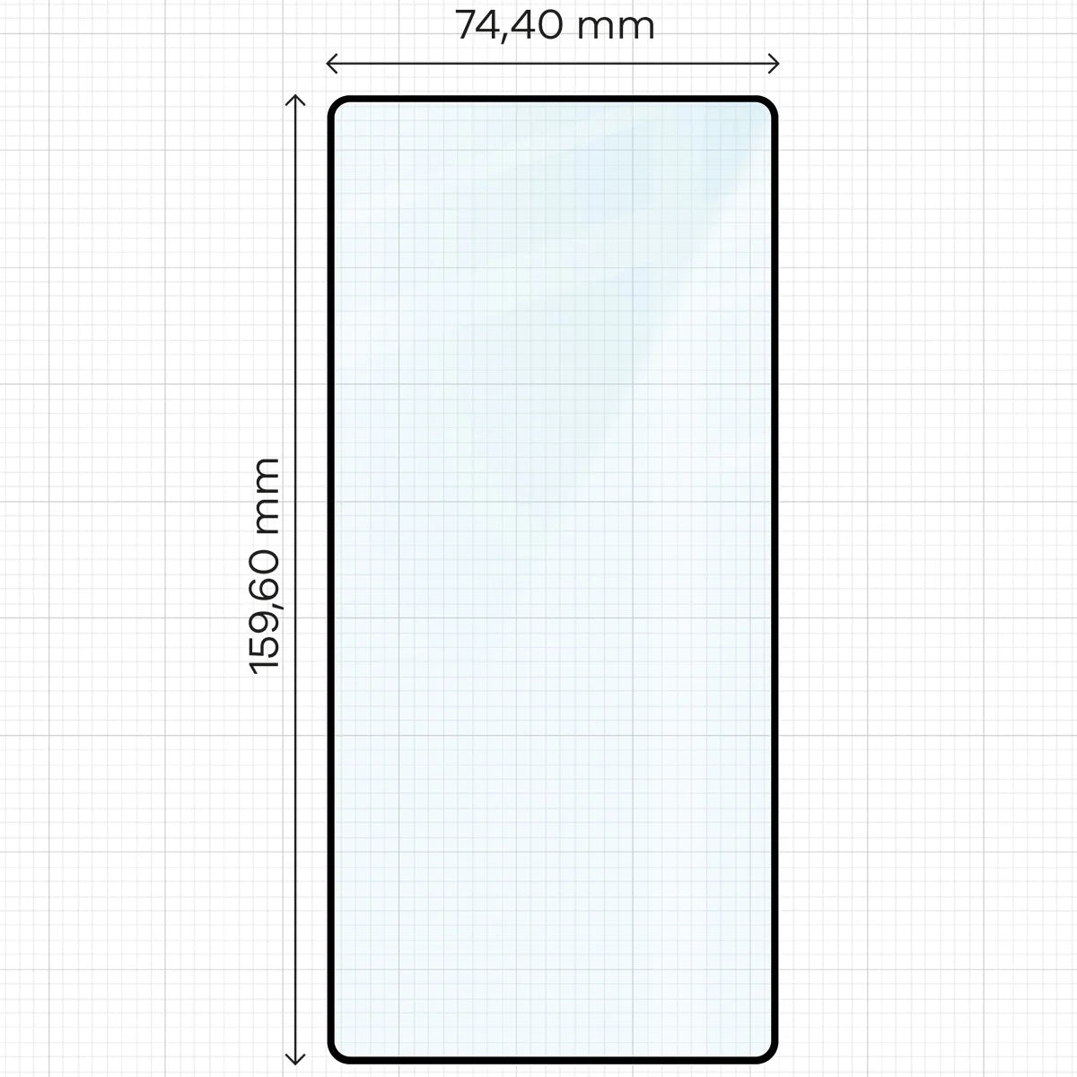 Gehärtetes Glas mit Applikationsrahme für Galaxy S25 Ultra, Bizon Glass Aplikator Edge, 1 Set