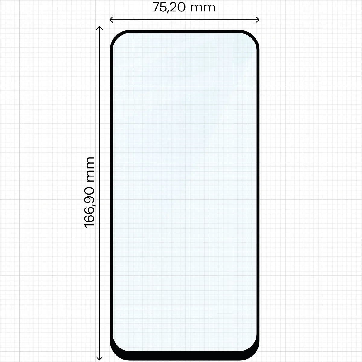 Gehärtetes Glas mit Applikationsrahme für Xiaomi Redmi 15C 4G / 5G, Bizon Glass Aplikator Edge, 1 Set