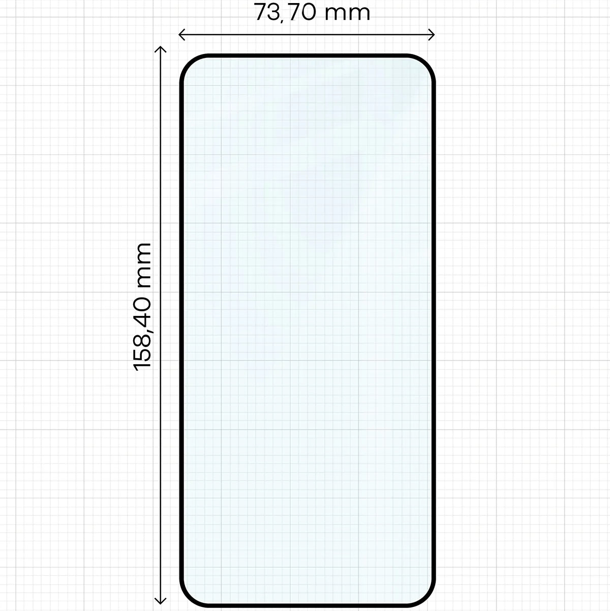 Gehärtetes Glas mit Applikationsrahme für Galaxy A36 5G, Bizon Glass Aplikator Edge, 2 Sets