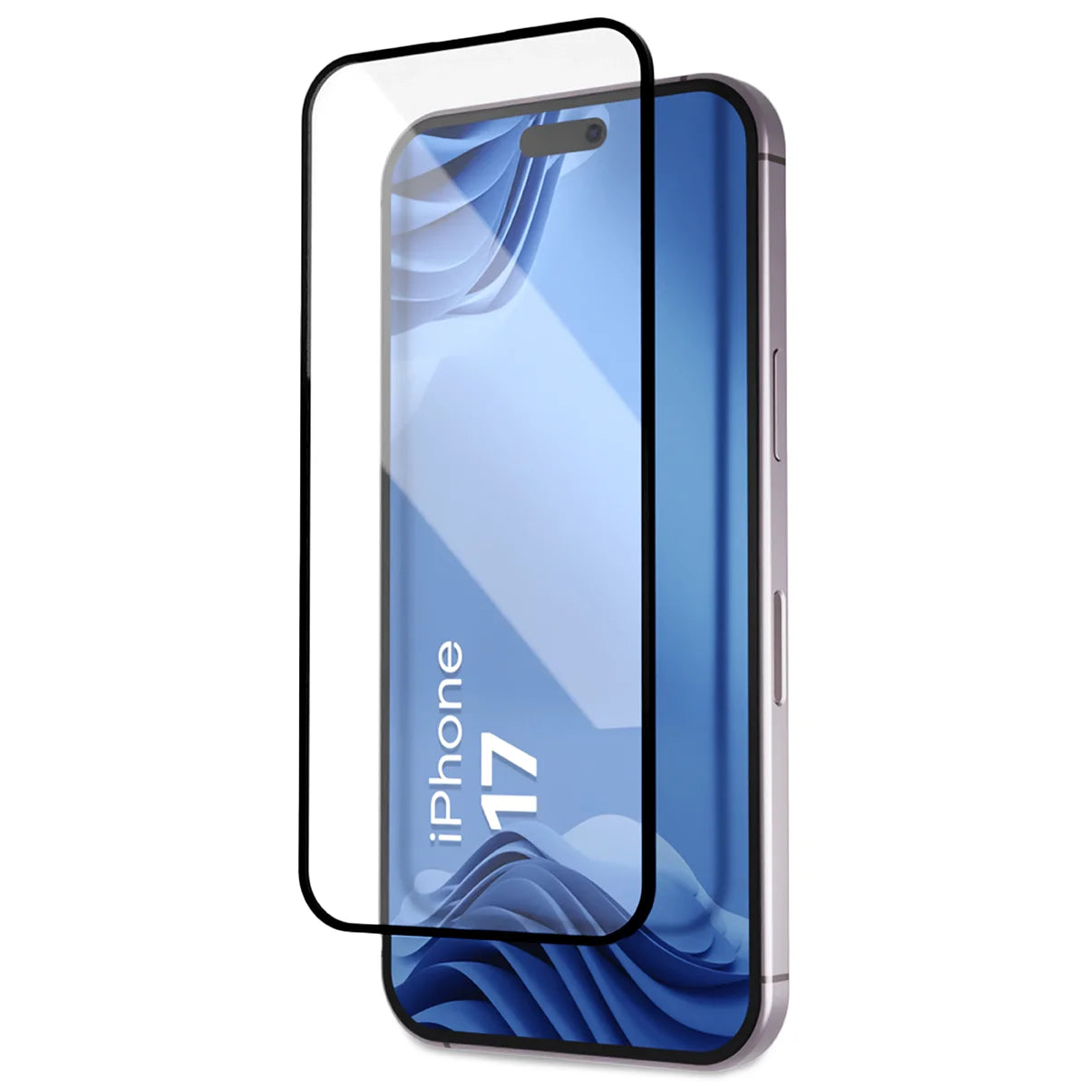Gehärtetes Glas mit Applikationsrahme für iPhone 17, Bizon Glass Aplikator Edge, 2 Sets