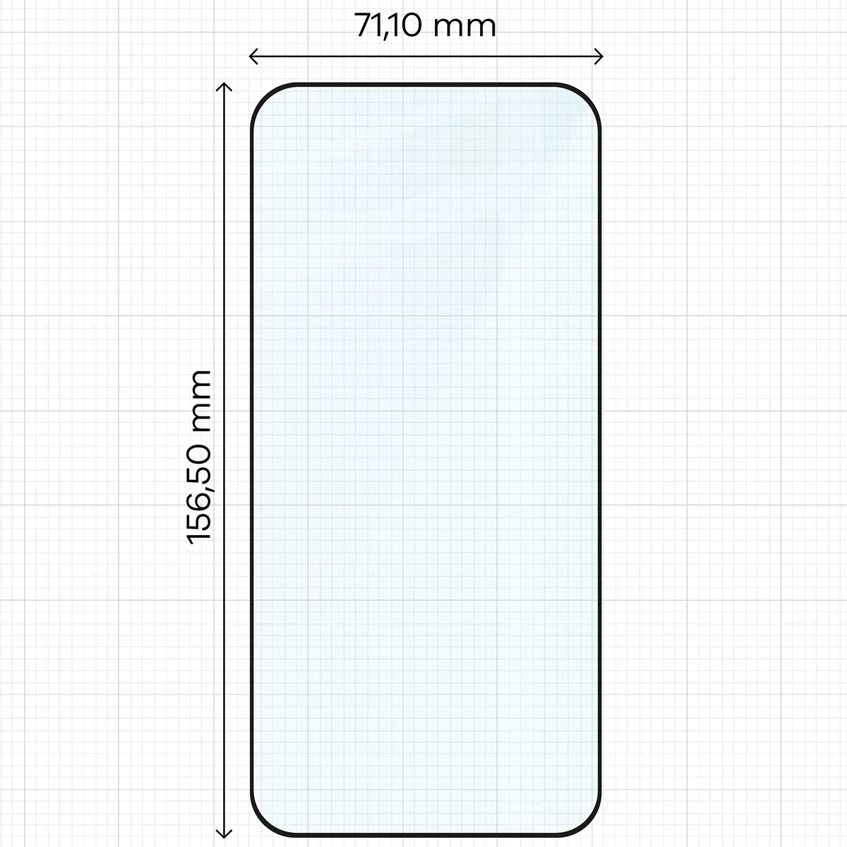 Gehärtetes Glas mit Applikationsrahme für Xiaomi POCO F7 Pro / F7 Ultra, Bizon Glass Aplikator Edge, 2 Sets