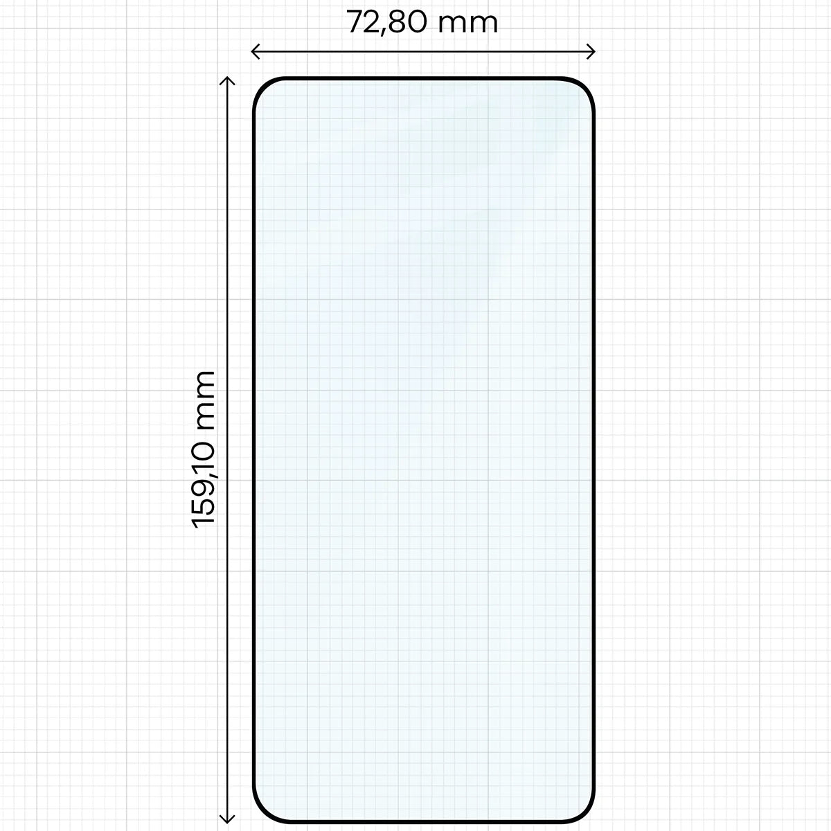 Gehärtetes Glas mit Applikationsrahme für Vivo X300 Ultra, Bizon Glass Aplikator Edge, 2 Sets