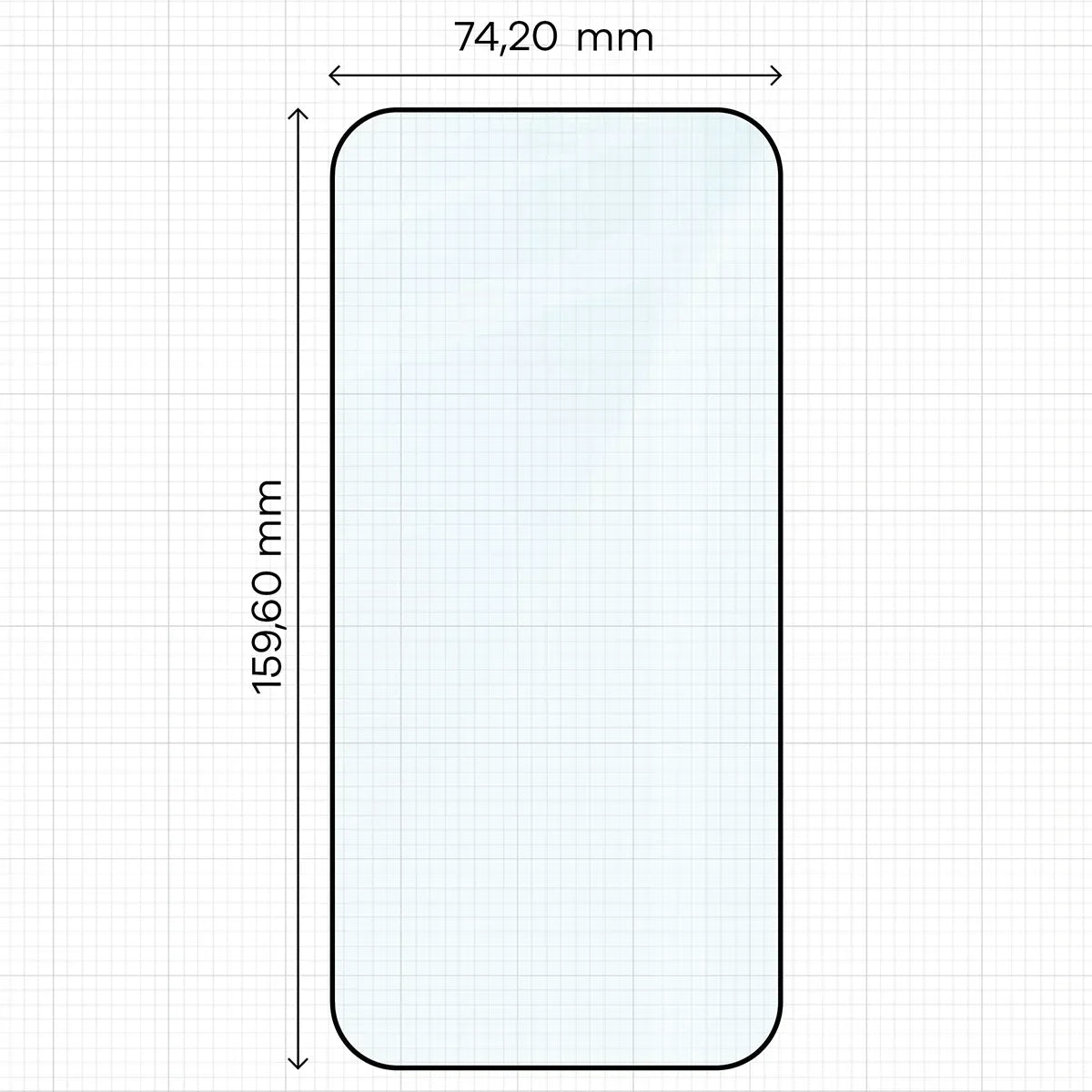 Gehärtetes Glas mit Applikationsrahme für Xiaomi 17 Ultra, Bizon Glass Aplikator Edge, 2 Sets