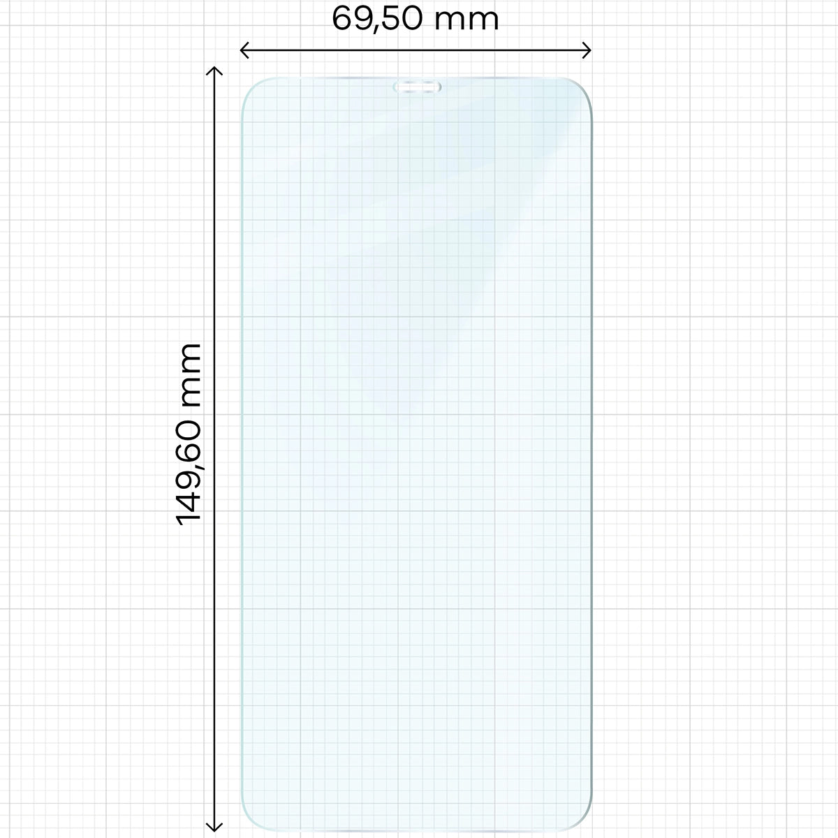Gehärtetes Glas für iPhone 11 Pro Max / Xs Max, Bizon Glass Clear
