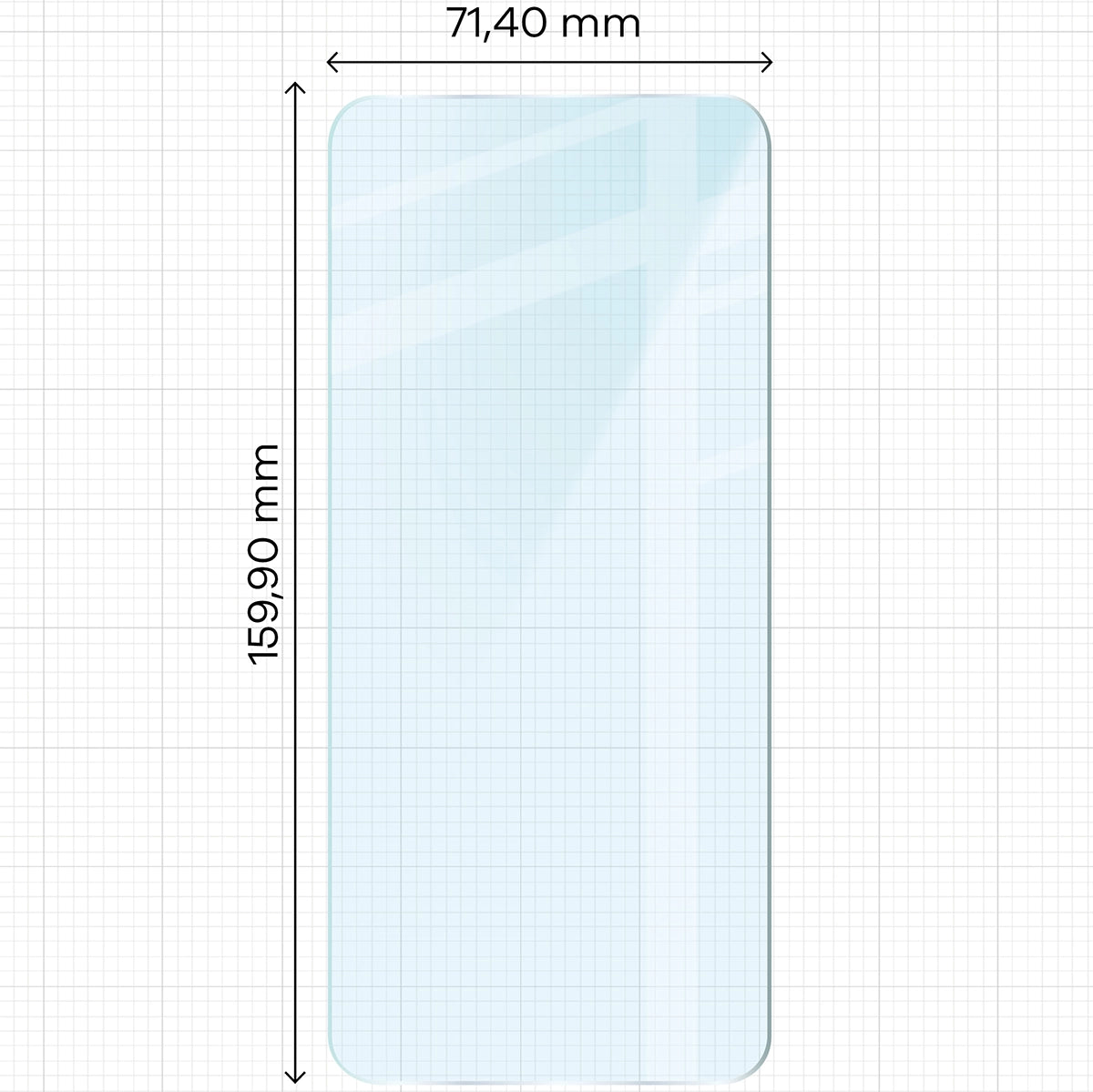 Gehärtetes Glas Bizon Glass Clear für Realme 14x 5G / C55 / C75 / OnePlus Nord CE 3 Lite / Oppo A60 4G