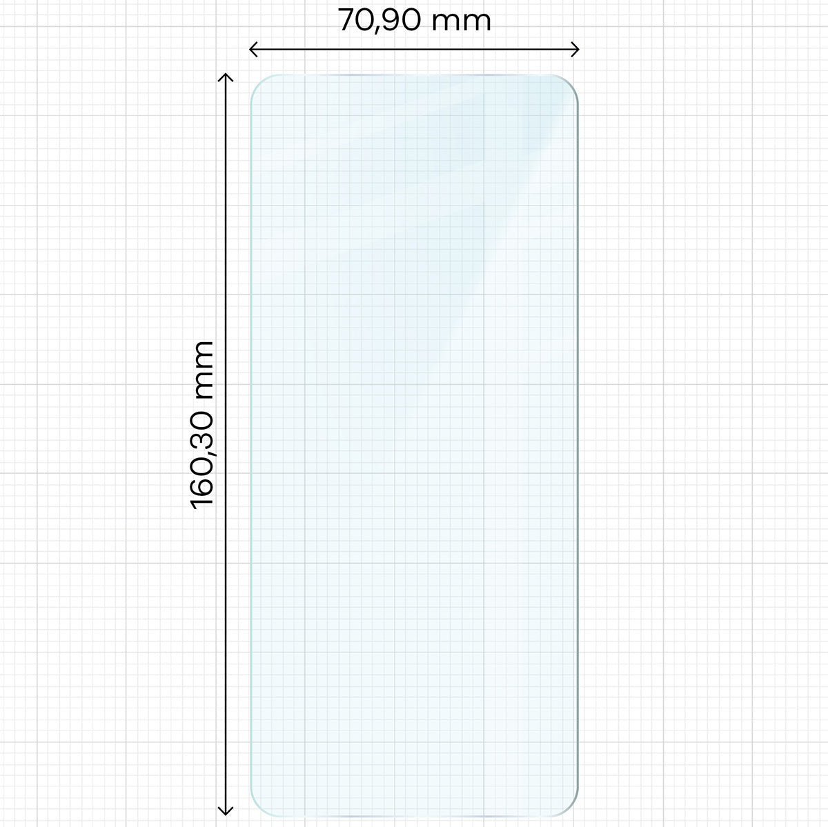 Gehärtetes Glas Bizon Glass Clear für Redmi 12