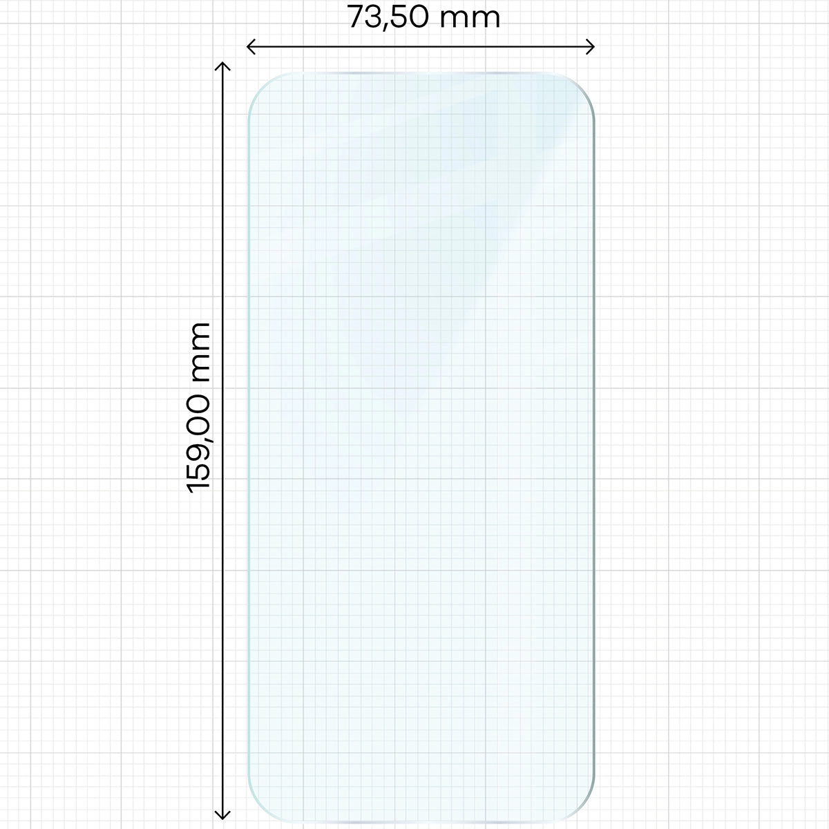 Gehärtetes Glas für iPhone 16 Pro Max, Bizon Glass Clear