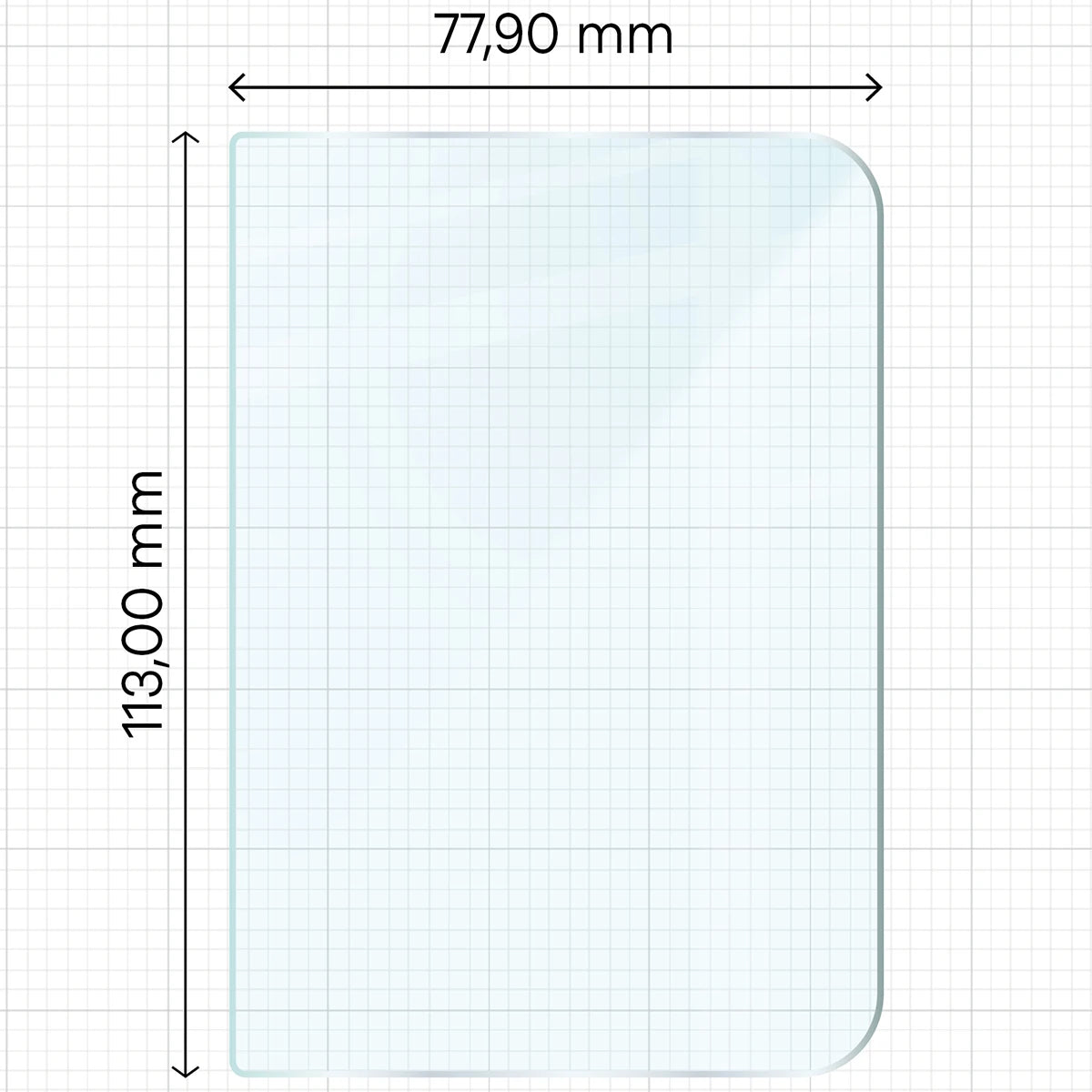 Gehärtetes Glas für iPhone Duo, Bizon Glass Clear (2/4)