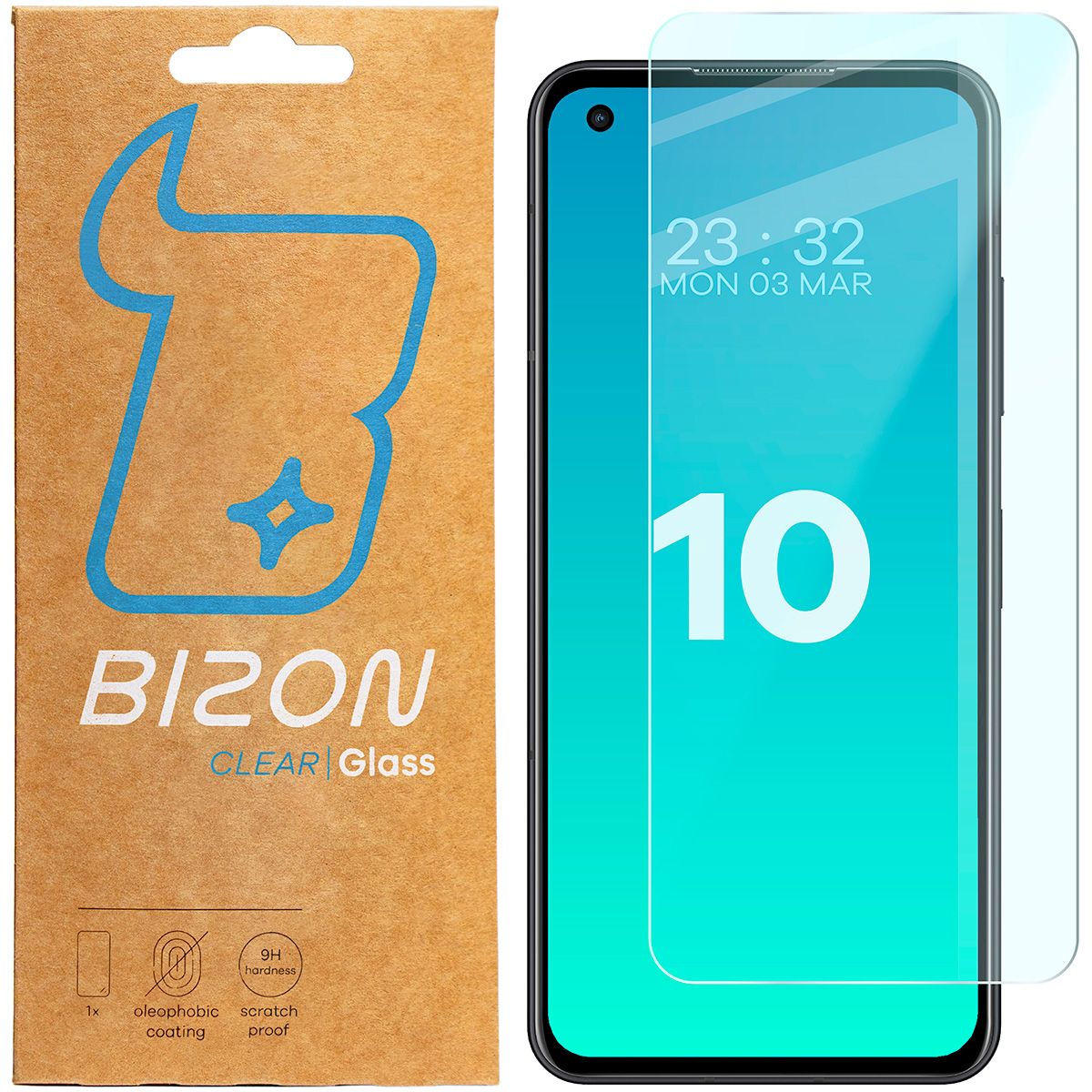 Gehärtetes Glas Bizon Glass Clear für Asus Zenfone 10